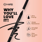 MARS Cosmetics Ziddi Kajal - Black