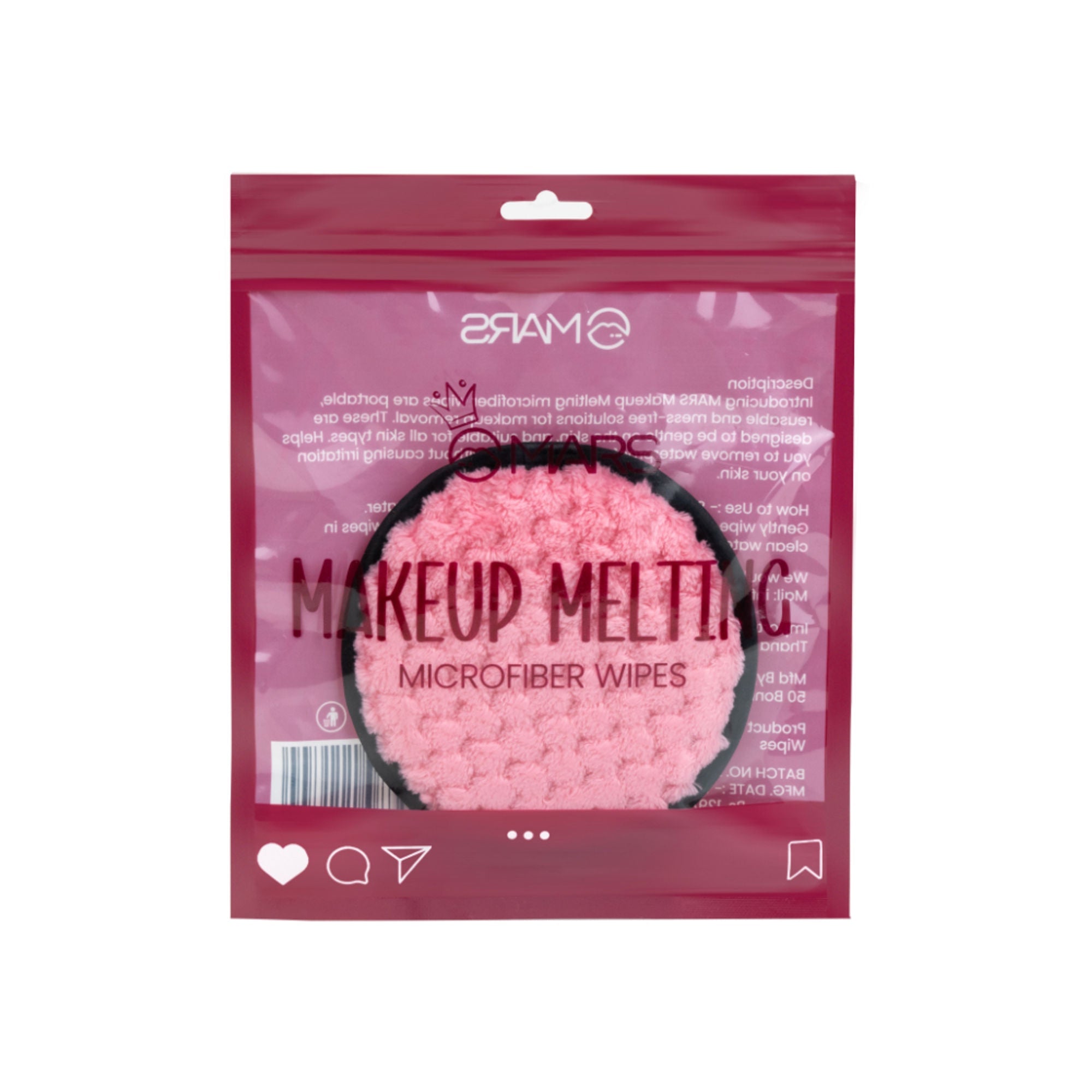 MARS Cosmetics Makeup Melting Microfiber Wipe - Distacart