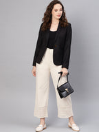 Juniper Women Natural Cotton Flex Solid Wide Leg Palazzo - Distacart