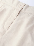 Juniper Women Natural Cotton Flex Solid Wide Leg Palazzo - Distacart