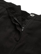 Juniper Women Black Cotton Flex Solid Wide Leg Palazzo - Distacart
