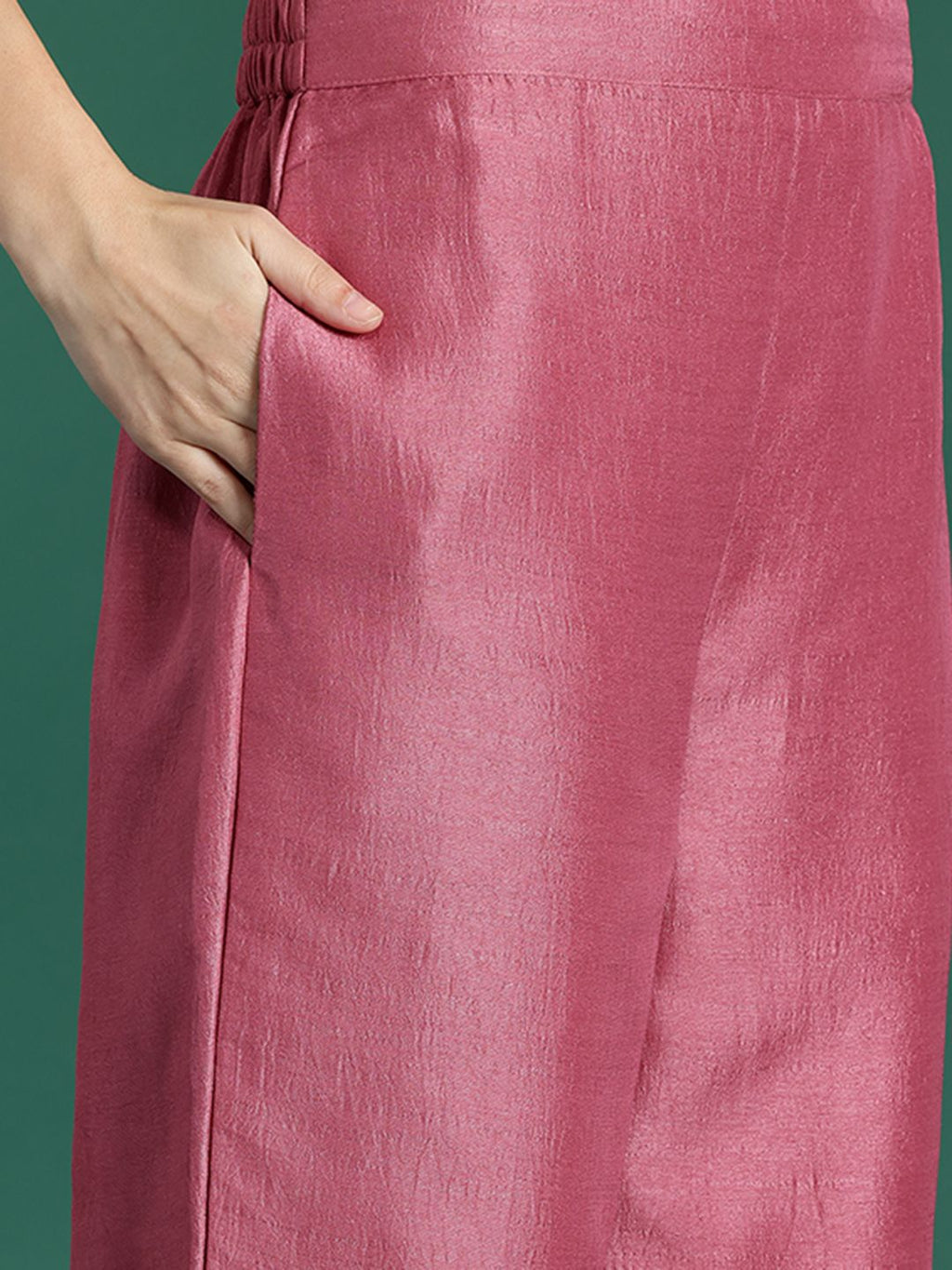 Indo Era Floral Embroidered Sequinned Kurta with Trousers & With Dupatta - Distacart