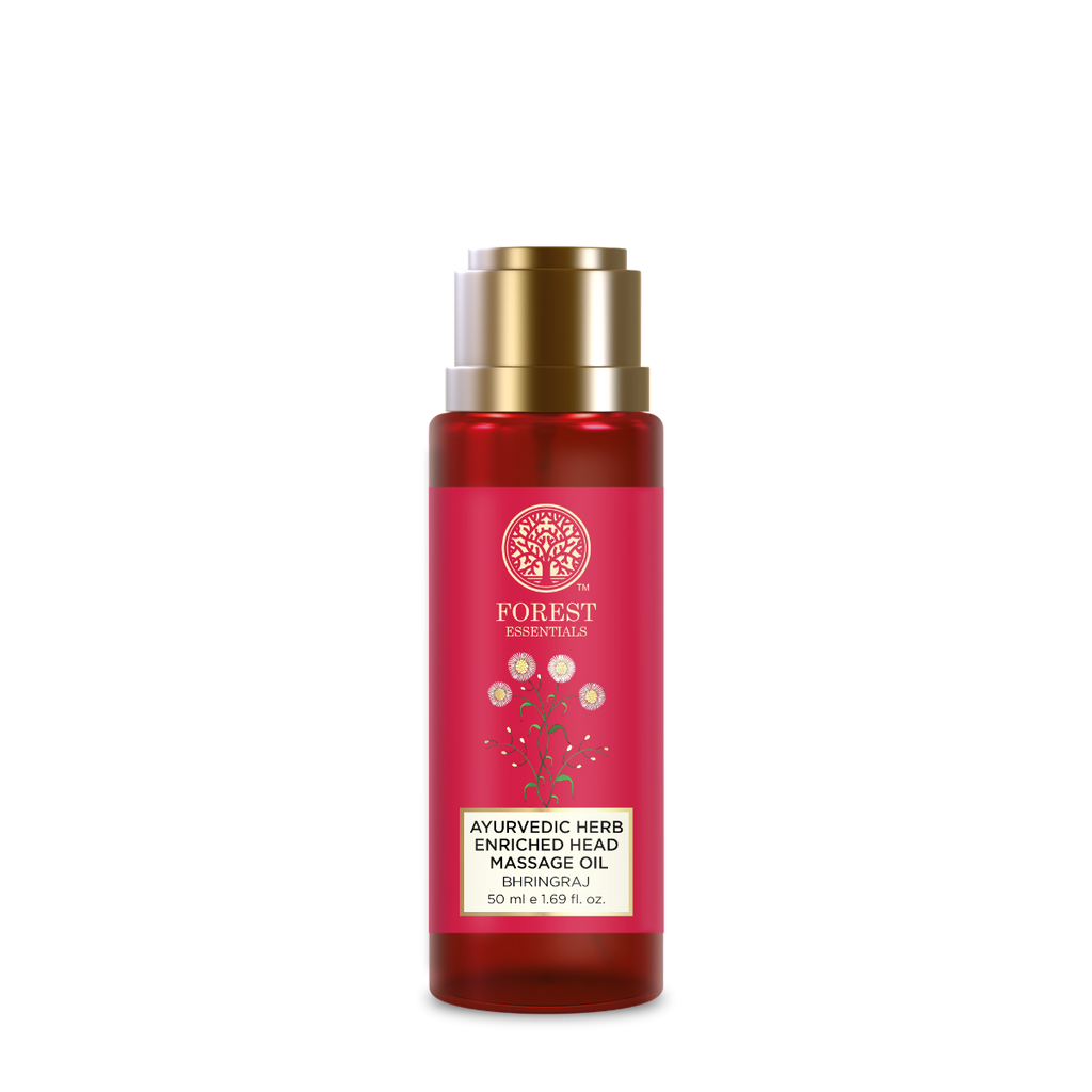 Forest Essentials Ayurvedic Herb Enriched Head Massage Oil Bhringraj - Distacart