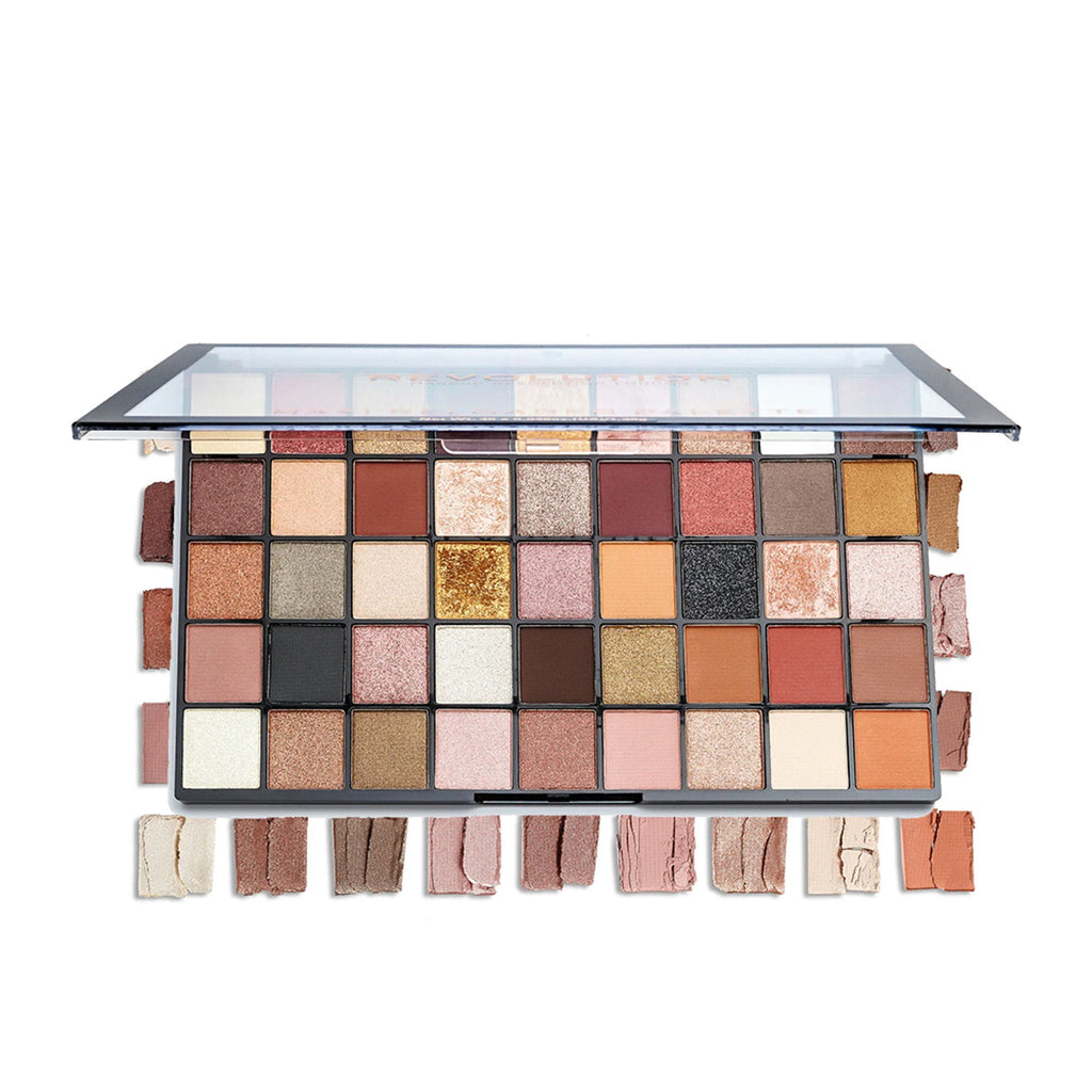Makeup Revolution Maxi Reloaded Eyeshadow Palette - 45 Shades-Shimmer & Easy Blendable - Large It Up