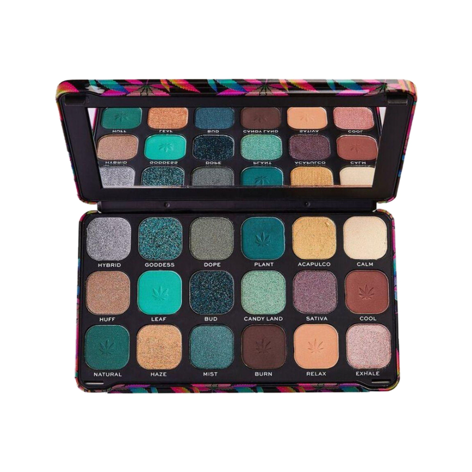 Makeup Revolution Forever Flawless Eyeshadow Palette-18 Smooth & Rich Shade - Chilled