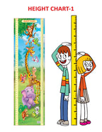 Dreamland Publications Educational Chart for Kids - Height Chart - 1 - Distacart