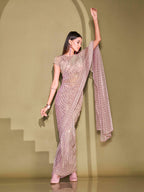 Tikhi Imli Embellished Sequinned Ready to Wear Saree - Distacart