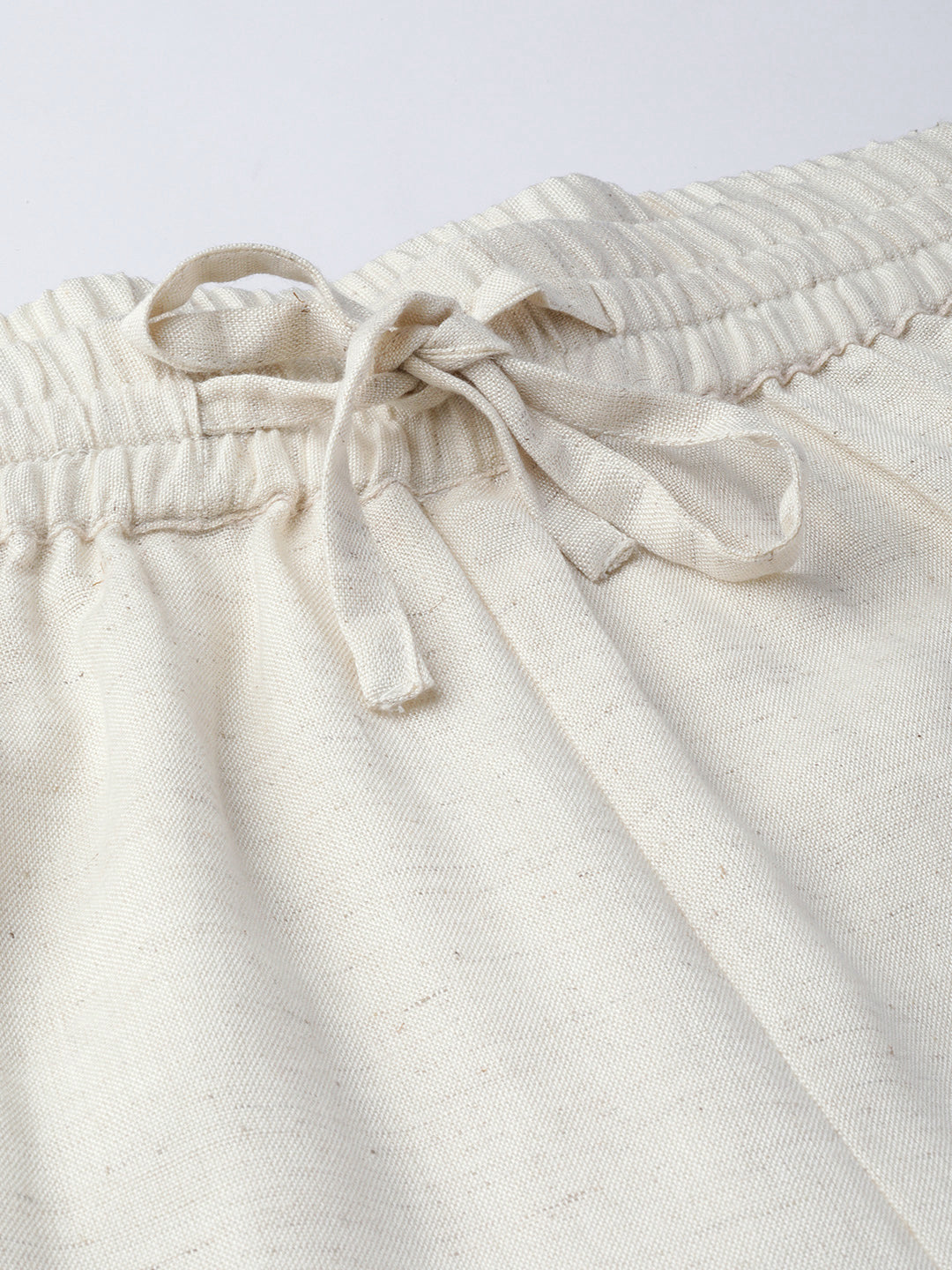 Juniper Women Offwhite Rayon Flex Solid Wide Leg Palazzo - Distacart