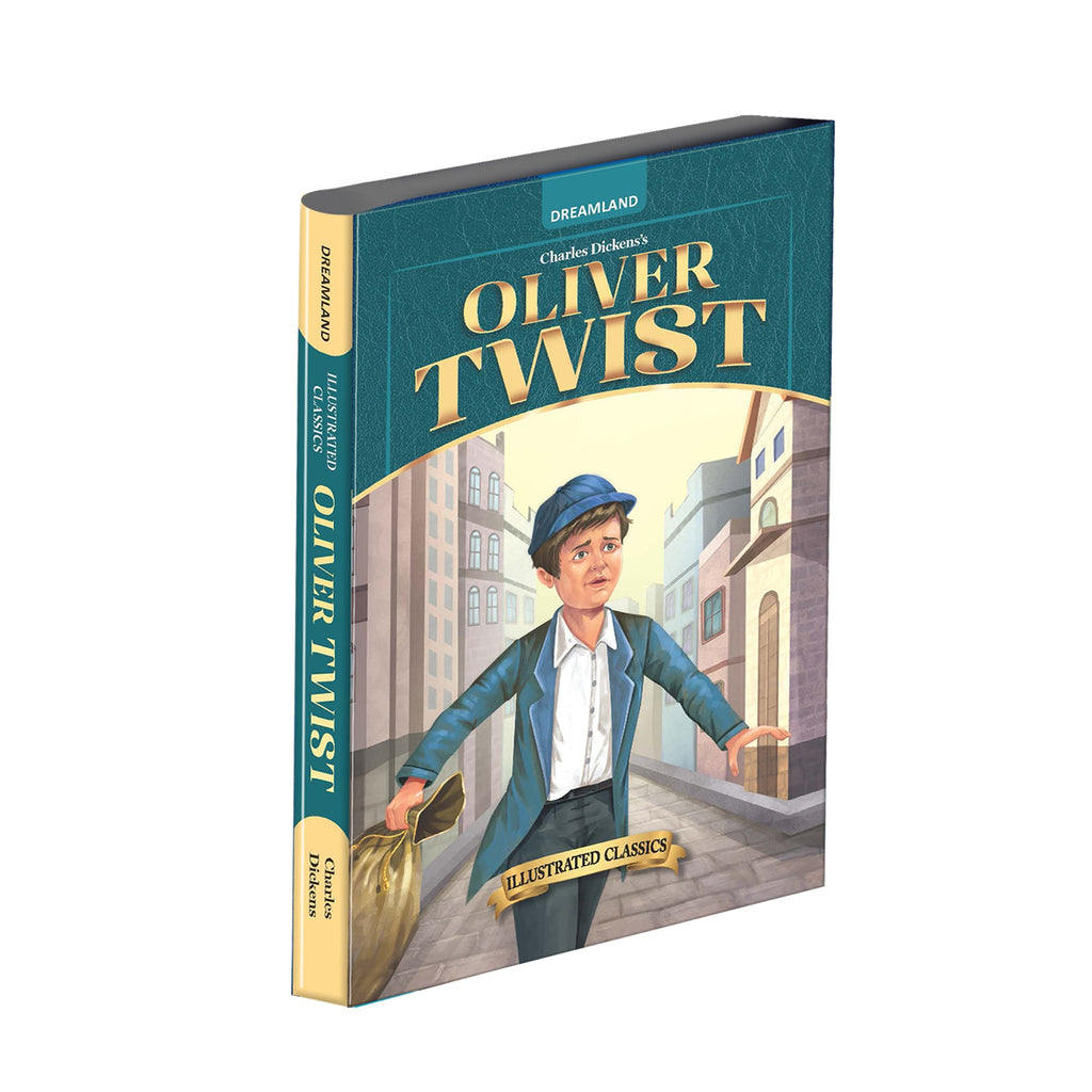 Dreamland Publications Oliver Twist- Illustrated Abridged Classics for Children with Practice Questions : Children Classic Fiction Book - Distacart
