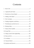 Dreamland Publications Robinson Crusoe- Illustrated Abridged Classics for Children with Practice Questions : Children Classic Fiction Book - Distacart