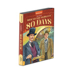 Dreamland Publications Around the World in 80 days- Illustrated Abridged Classics for Children with Practice Questions: Children Classic Fiction Book - Distacart