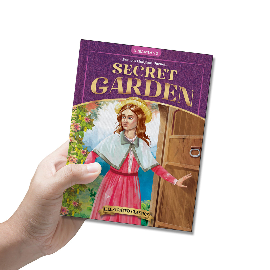 Dreamland Publications Secret Garden- Illustrated Abridged Classics for Children with Practice Questions : Children Classic Fiction Book - Distacart