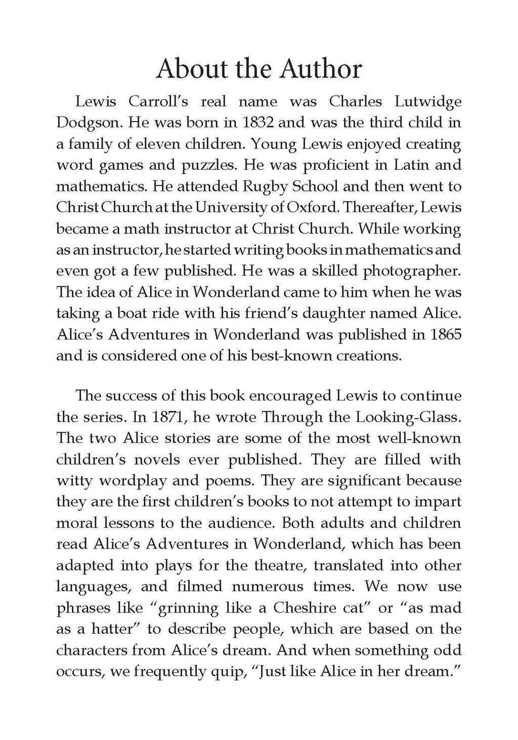Dreamland Publications Alice in Wonderland- Illustrated Abridged Classics for Children with Practice Questions : Children Classic Fiction Book - Distacart
