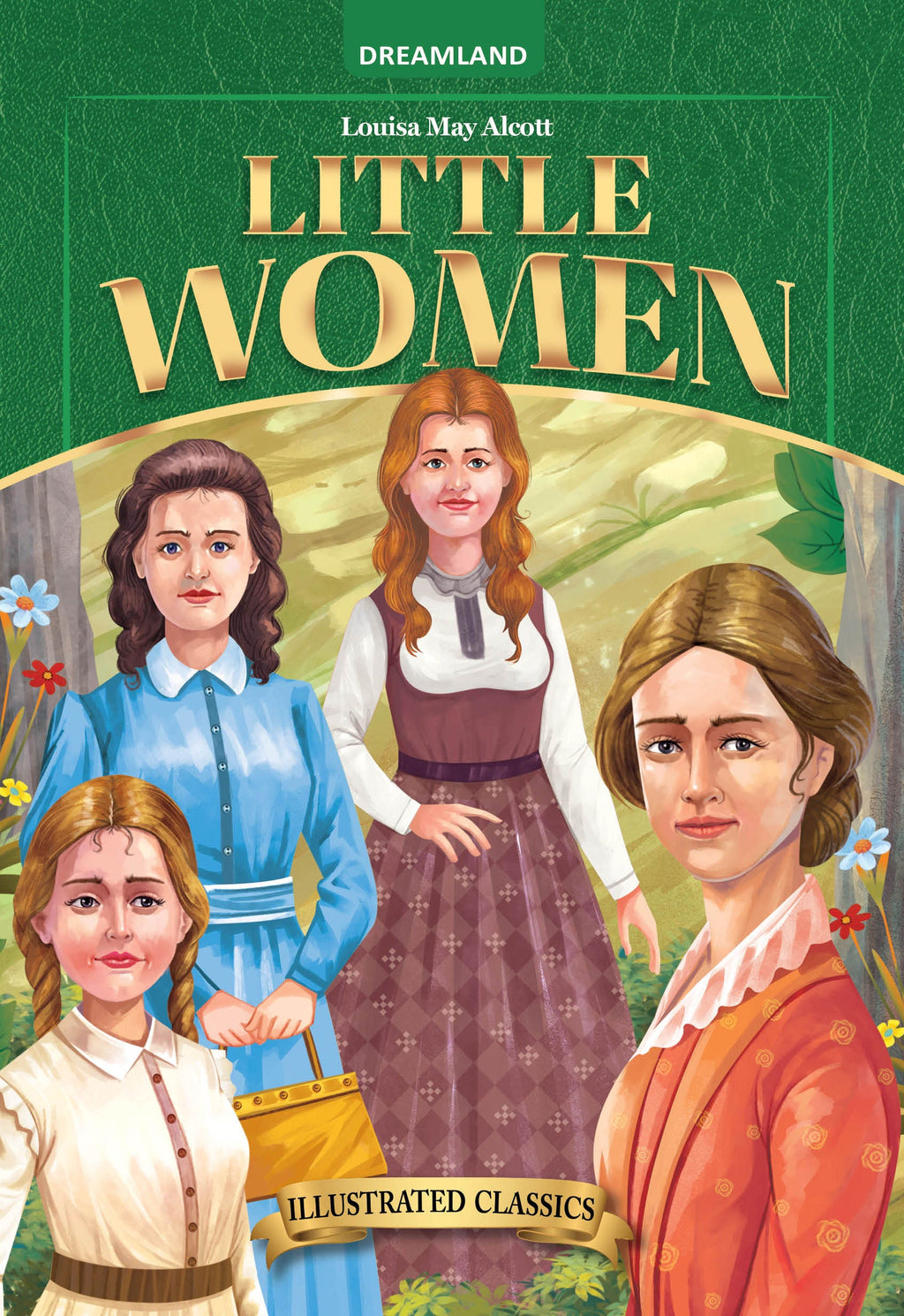 Dreamland Publications Little Woman- Illustrated Abridged Classics for Children with Practice Questions : Children Classic Fiction Book - Distacart