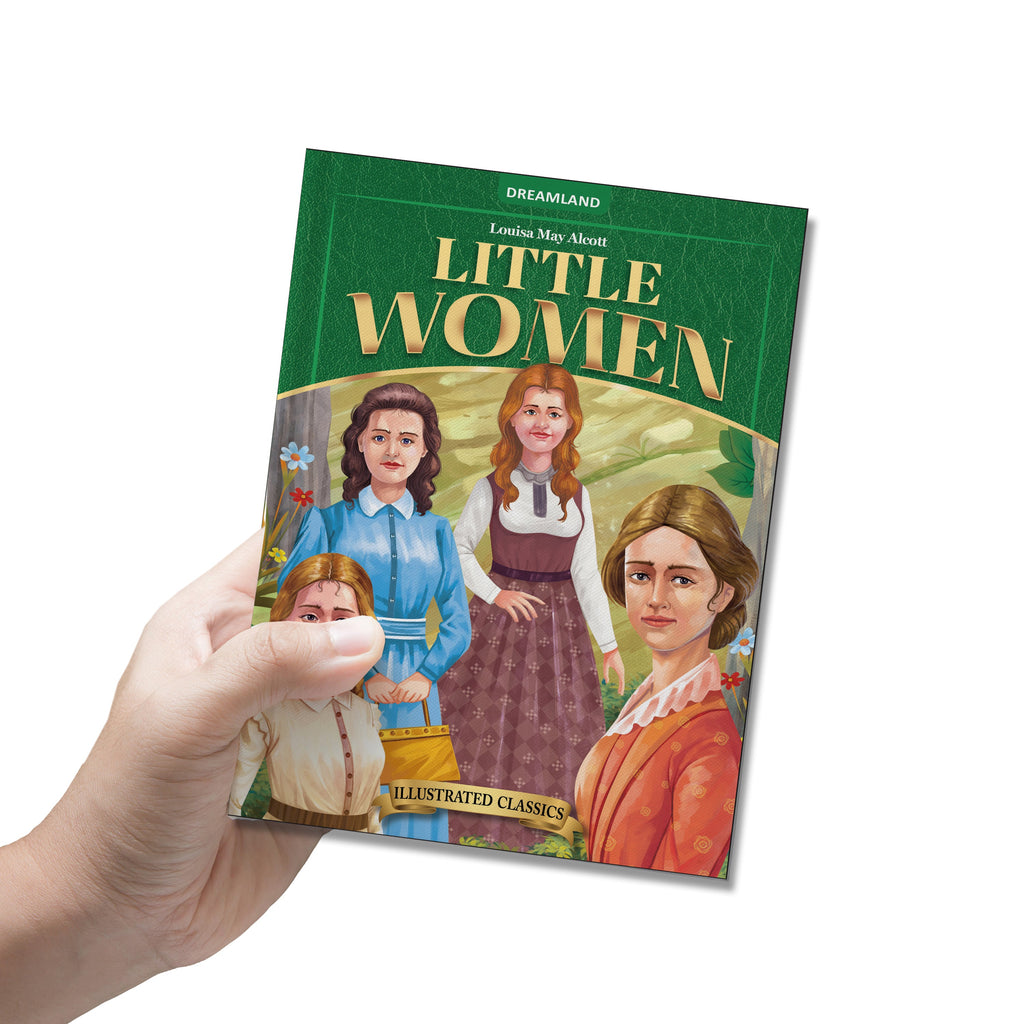 Dreamland Publications Little Woman- Illustrated Abridged Classics for Children with Practice Questions : Children Classic Fiction Book - Distacart