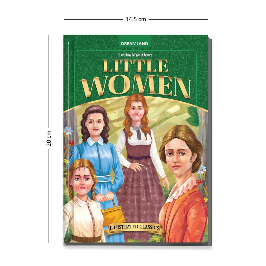 Dreamland Publications Little Woman- Illustrated Abridged Classics for Children with Practice Questions : Children Classic Fiction Book - Distacart