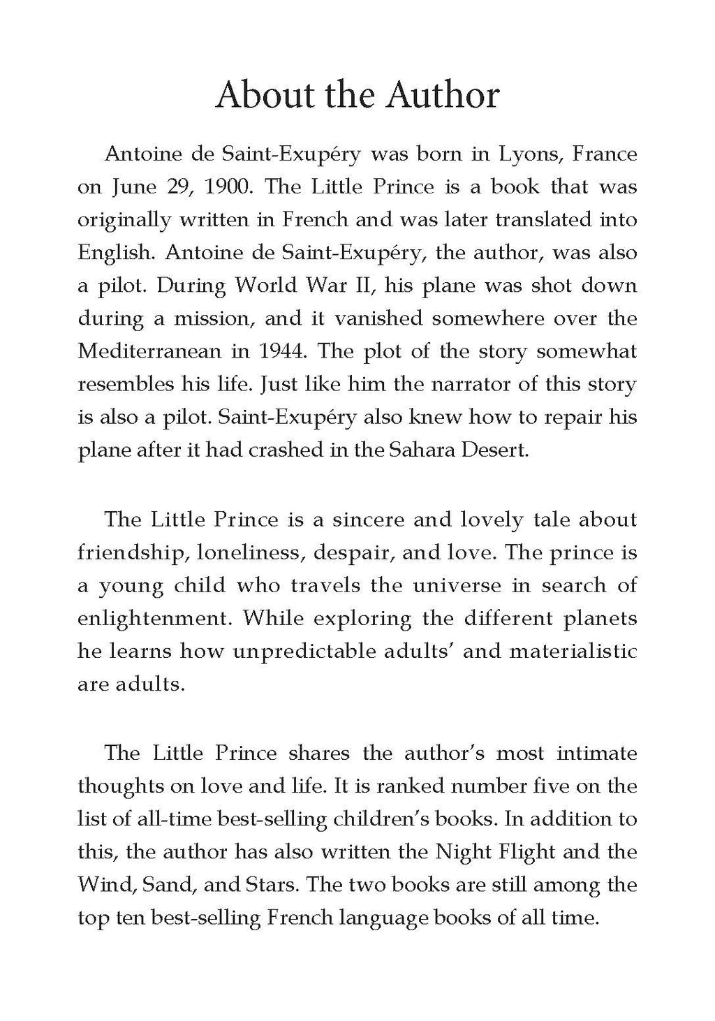 Dreamland Publications The Little Prince- Illustrated Abridged Classics for Children with Practice Questions : Children Classic Fiction Book - Distacart