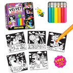 Dreamland Publications Unicorn - Velvet Art Set With 10 Free Sketch Pens - Distacart