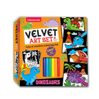 Dreamland Publications Dinosaurs - Velvet Art Set With 10 Free Sketch Pens - Distacart