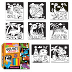 Dreamland Publications Dinosaurs - Velvet Art Set With 10 Free Sketch Pens - Distacart