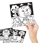 Dreamland Publications Jungle - Velvet Art Set With 10 Free Sketch Pens - Distacart