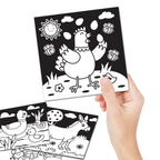 Dreamland Publications Farm - Velvet Art Set With 10 Free Sketch Pens - Distacart
