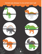 Dreamland Publications Dinosaur World Activities - I Can Solve Activity Book for Kids Age 4- 8 Years | With Colouring Pages, Mazes, Dot-to-Dots - Distacart