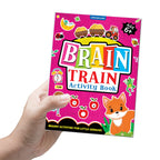 Dreamland Publications Brain Train Activity Book for Kids Age 6+ - With Colouring Pages, Mazes, Puzzles and Word searches Activities - Distacart