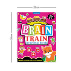 Dreamland Publications Brain Train Activity Book for Kids Age 6+ - With Colouring Pages, Mazes, Puzzles and Word searches Activities - Distacart
