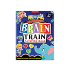 Dreamland Publications Brain Train Activity Book for Kids Age 5+ - With Colouring Pages, Mazes, Puzzles and Word searches Activities - Distacart
