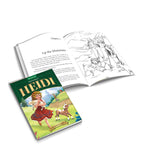 Dreamland Publications Heidi- Illustrated Abridged Classics for Children with Practice Questions : Children Classic Fiction Book - Distacart