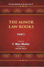 The Sacred Books of the East (THE MINOR LAW-BOOKS, PART-I: NARADA. BRIHASPATI) 33rd - Gyan Books - Distacart
