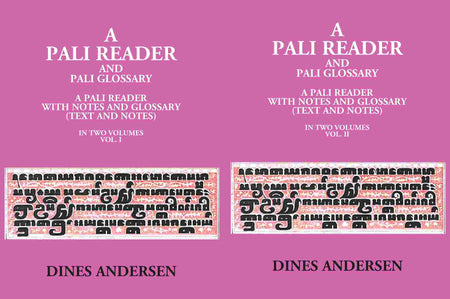 A Pali Reader And Pali Glossary: A Pali Reader With Notes And Glossary (Text And Notes) 2 Vols. Set - Gyan Books