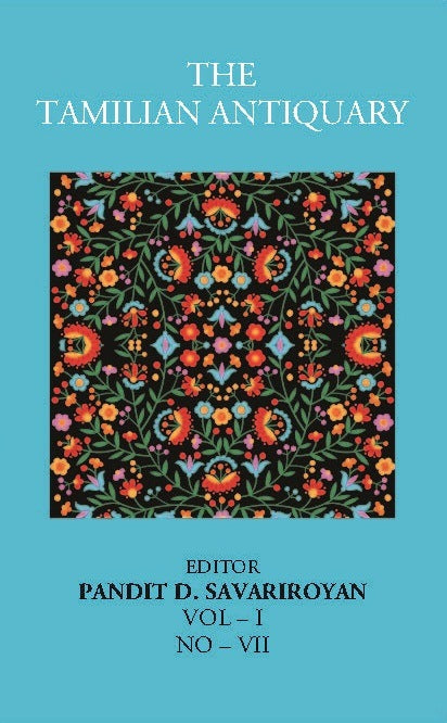 The Tamilian Antiquary Vol – I, NO – VII - Gyan Books - Distacart