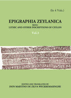 Epigraphia Zeylanica Being Lithic And Other Inscriptions Of Ceylon Vol. 3rd - Gyan Books - Distacart