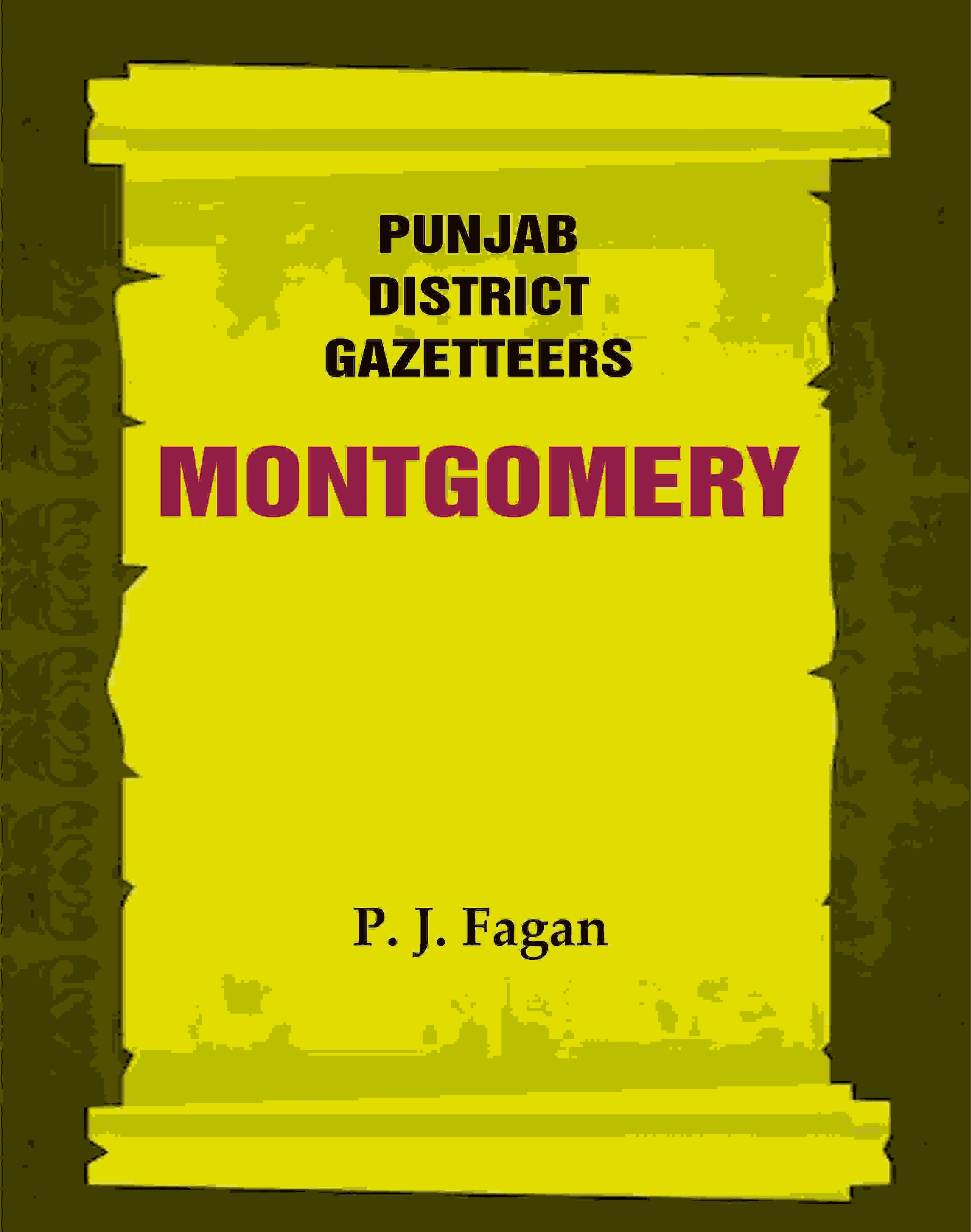 Punjab District Gazetteers: Montgomery 24th - Gyan Books - Distacart