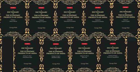 A Dictionary of the Economic Products of India 6 Vols. Set - Gyan Books
