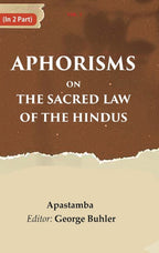 Aphorisms on the Sacred Law of the Hindus 1st - Gyan Books - Distacart