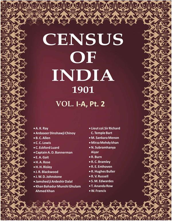 Census of India 1901: India - Tables Book 2 Vol. I-A, Pt. 2 - Gyan Books - Distacart