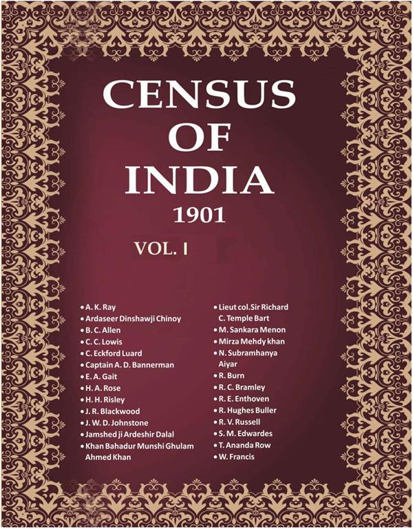 Census Of India : India - Ethnographic Appendices : Being The Data Upon Which The Caste Chapter 1901 4 Vol. - Gyan Books - Distacart