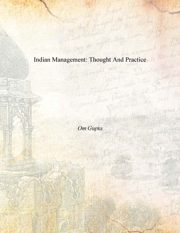 Indian Management: Thought and Practice - Gyan Books - Distacart