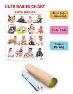 Dreamland Publications Educational Chart for Kids - Cute Babies - Distacart
