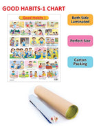 Dreamland Publications Educational Chart for Kids - Good Habits - 1 - Distacart