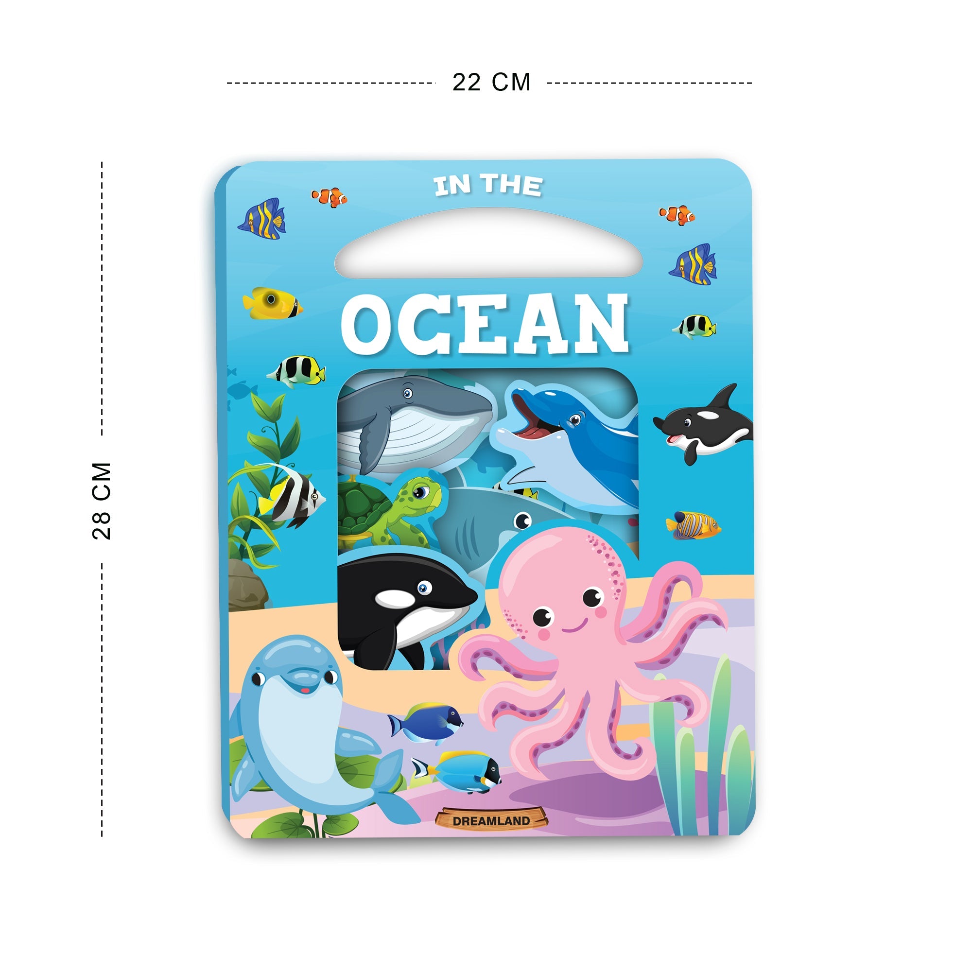 Dreamland Publications Die Cut Window Board Book - In the Ocean - Distacart