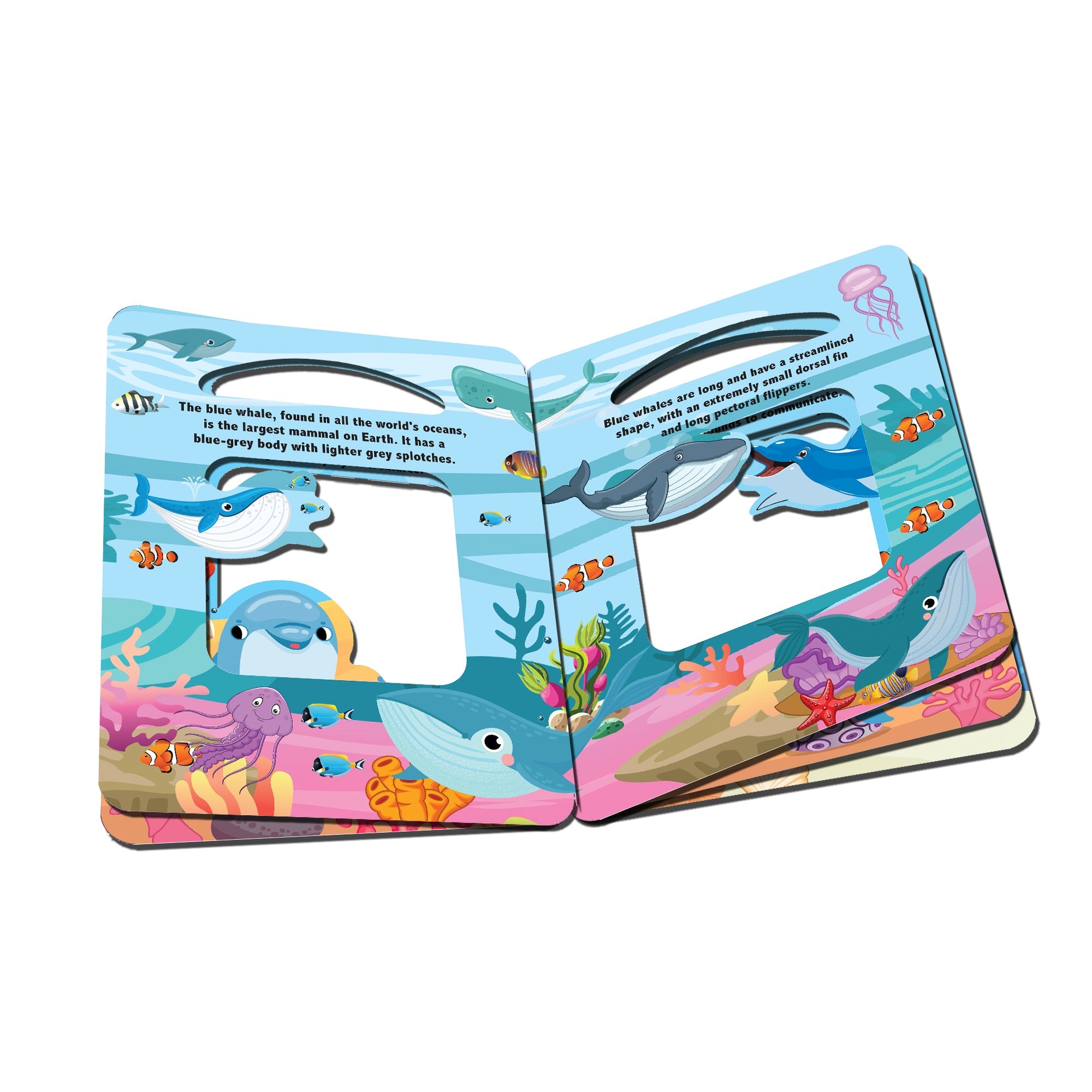 Dreamland Publications Die Cut Window Board Book - In the Ocean - Distacart
