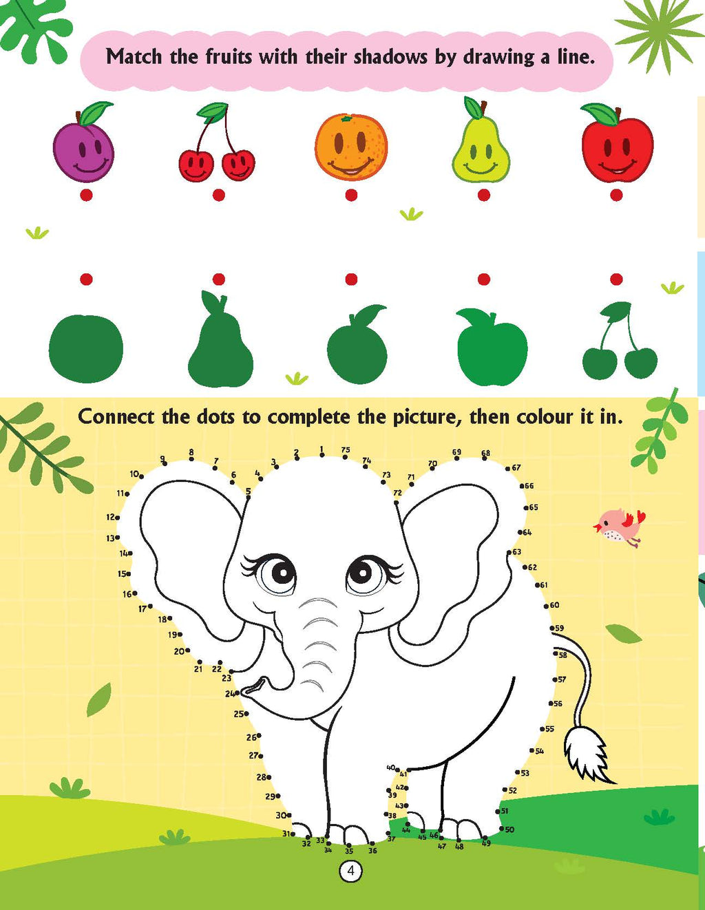 Dreamland Publications Brain Train Activity Book for Kids Age 3+ - With Colouring Pages, Mazes, Puzzles and Word searches Activities - Distacart