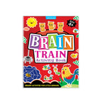 Dreamland Publications Brain Train Activity Book for Kids Age 4+ - With Colouring Pages, Mazes, Puzzles and Word searches Activities - Distacart