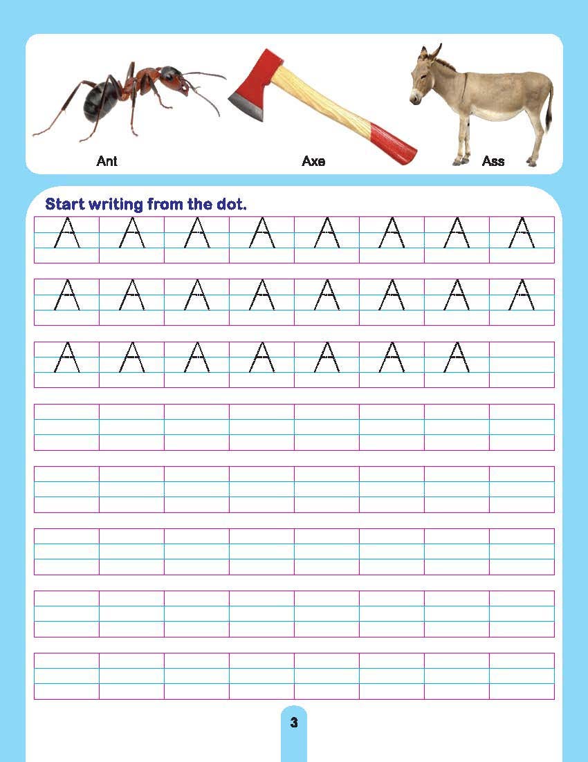 Dreamland Publications Pattern Writing Book (Pack - 1) - Distacart