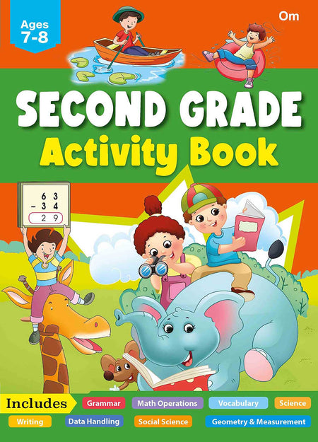 Jumbo Smart Scholars- Grade 2 Workbook Activity Book - Om Books