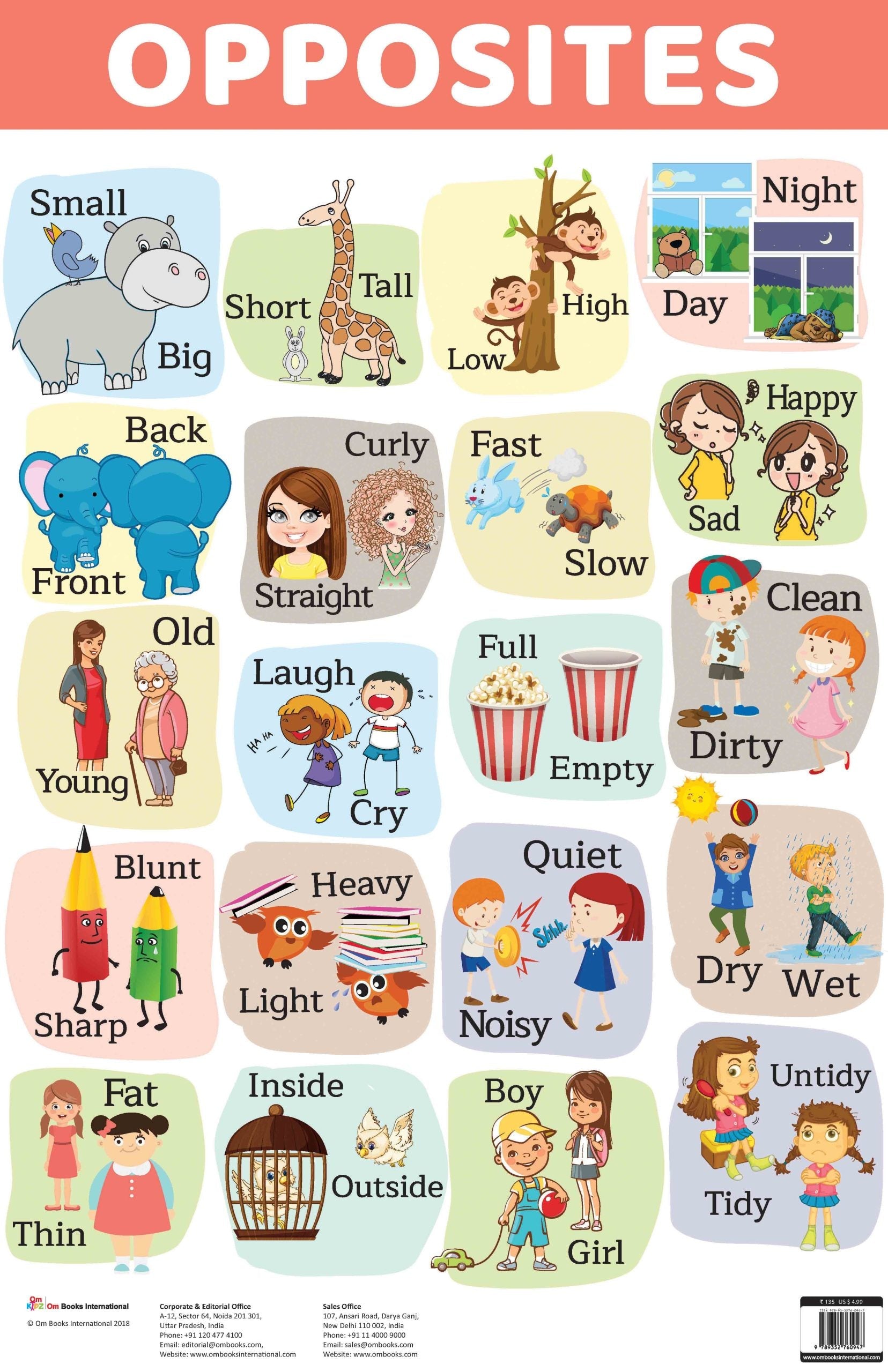 Opposites : Charts - Om Books - Distacart